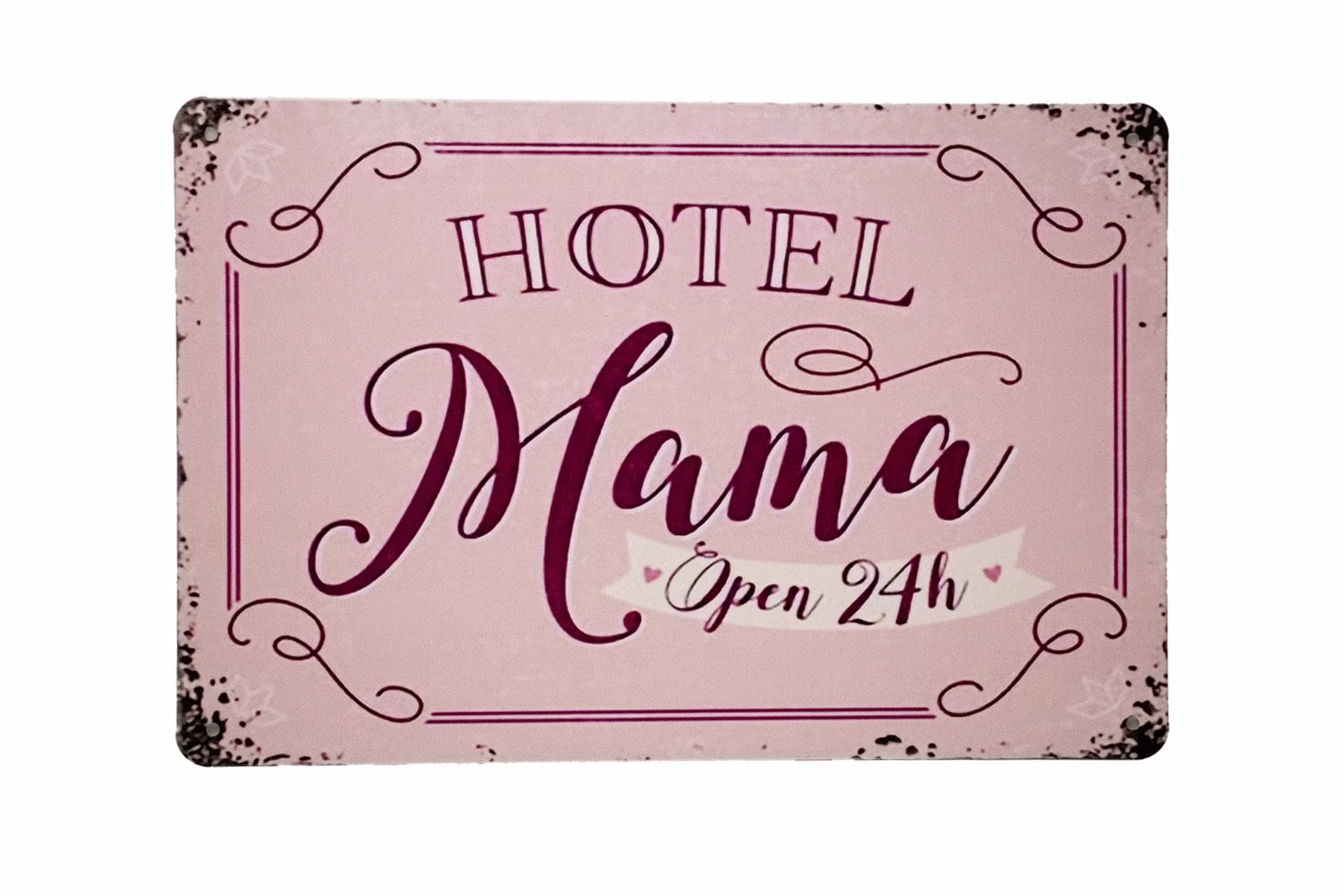 Metalen bord Hotel mama 1 metalen bord hotel mama