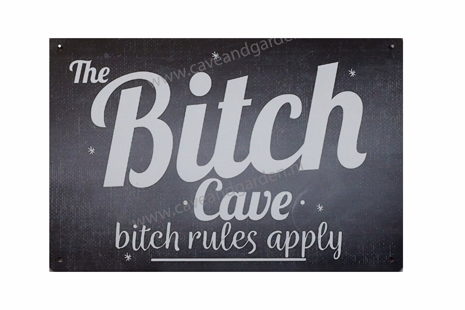 metalen bord bitch cave 1 metalen bord bitch cave