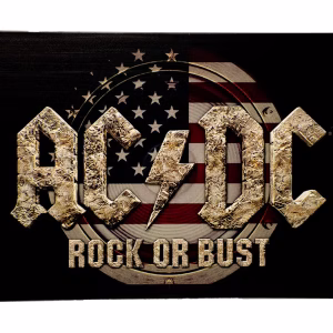 metalen bord acdc rock