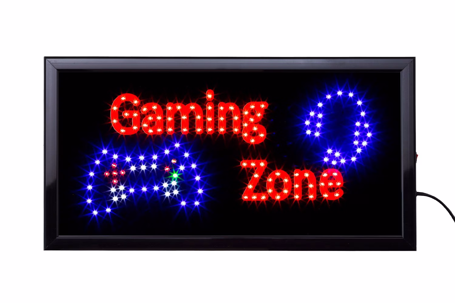LED Bord Gaming Zone wandbord 50x25 cm 1 LED bord gaming zone