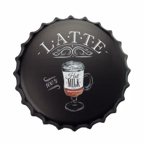 bottle cap latte 35 cm