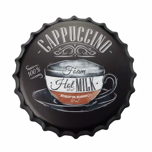bottle cap cappuccino 35 cm