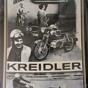 Metalen Bord Kreidler Vintage Reclame 30x20 cm