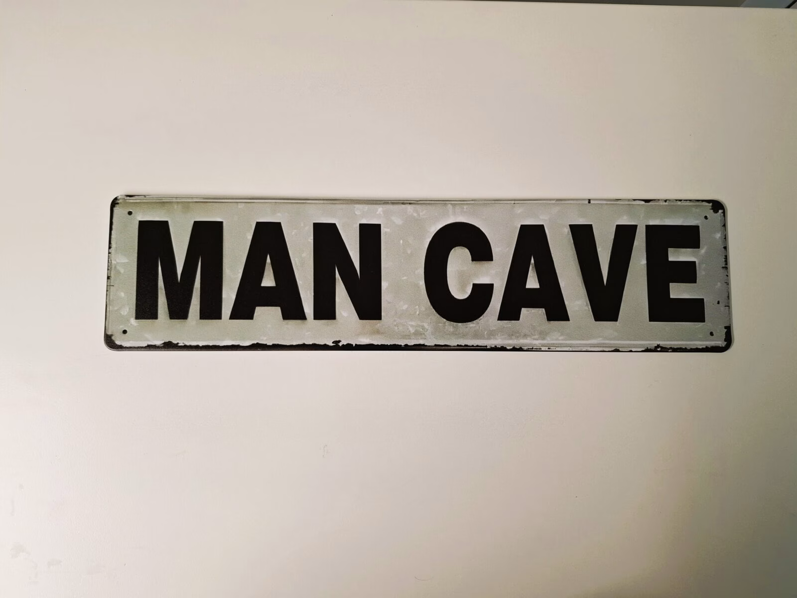 metalen bord 10 x 40 mancave 1 metalen bord 10 x 40 mancave
