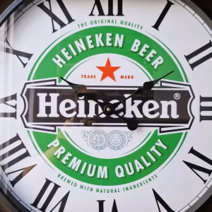 klok 55 cm heineken