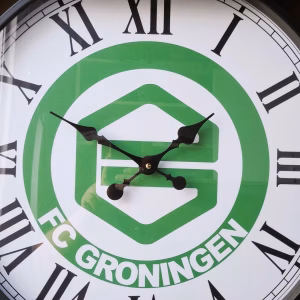 metalen klok 55 cm fc groningen
