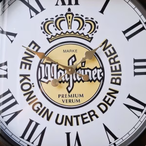metalen klok 55 cm warsteiner