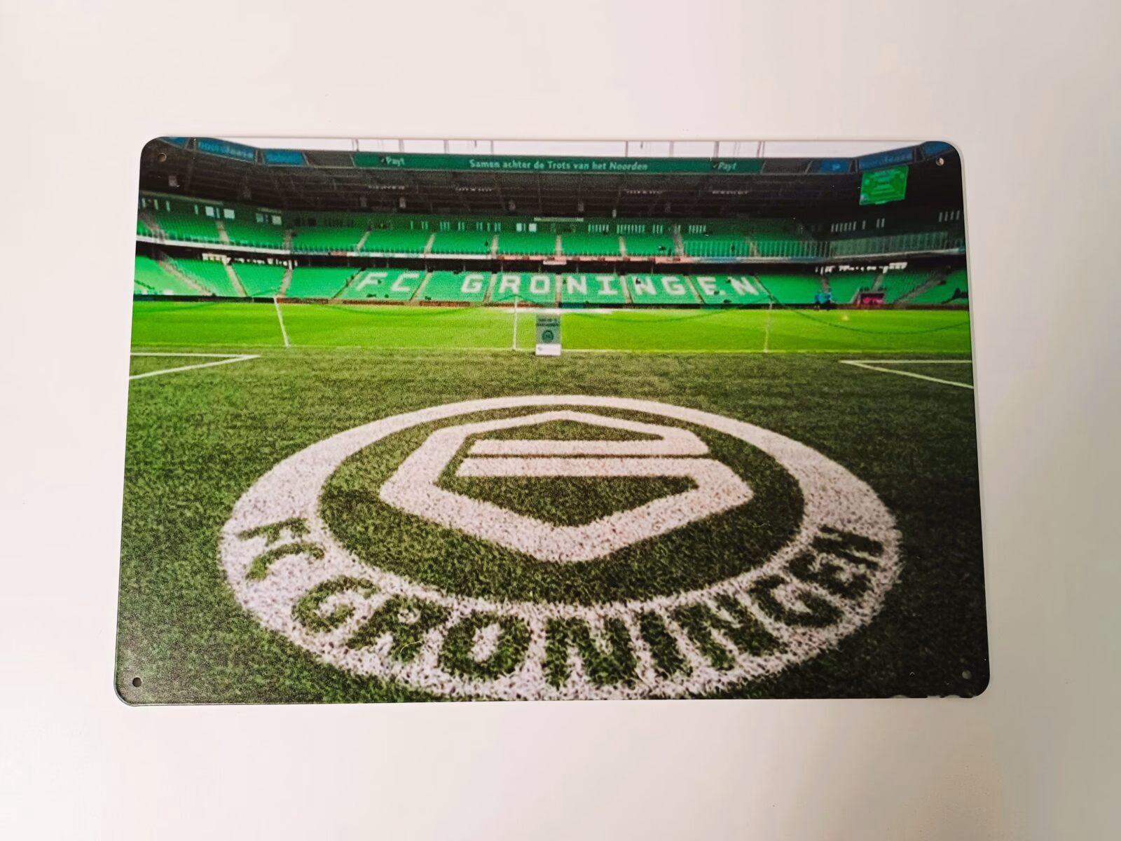 metalen bord fc groningen 1 metalen bord fc groningen