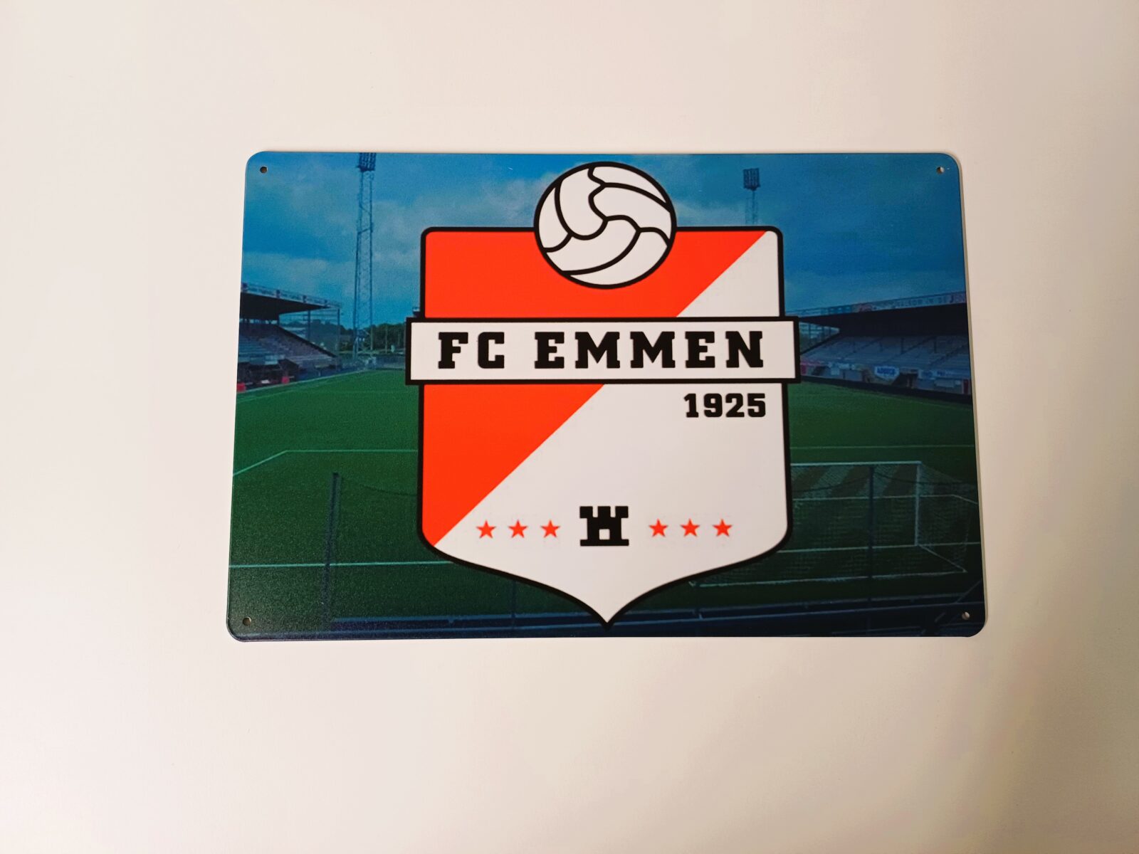 metalen bord fc emmen