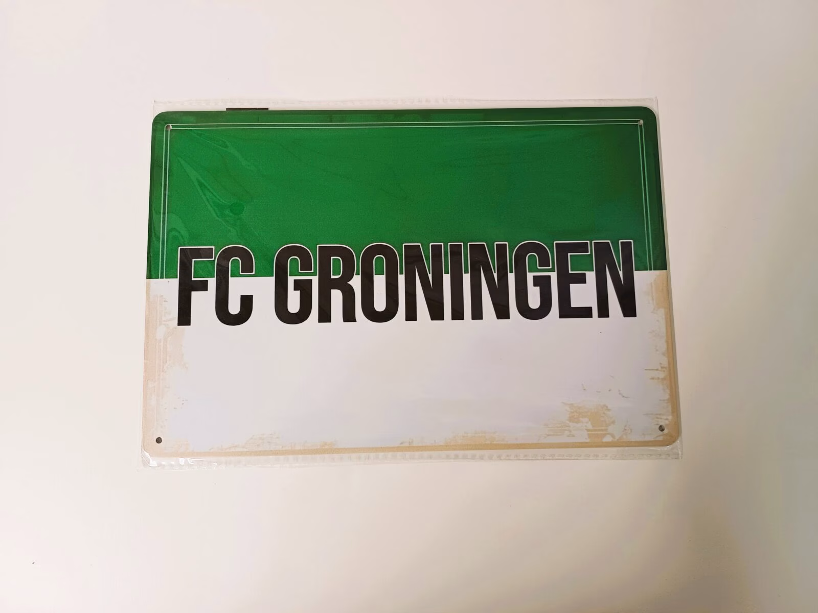 metalen bord fc groningen 1 metalen bord fc groningen