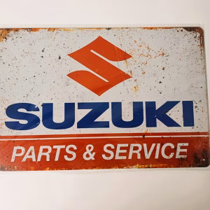 metalen bord suzuki parts&service