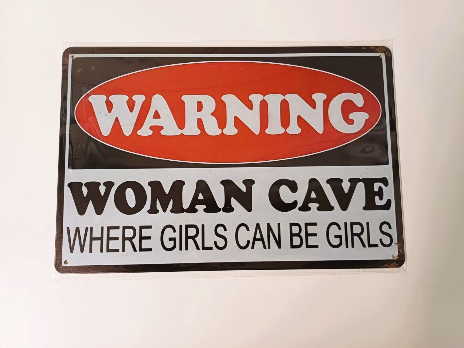 metalen bord woman cave where girls can be girls 1 metalen bord woman cave where girls can be girls