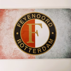 metalen bord feyenoord