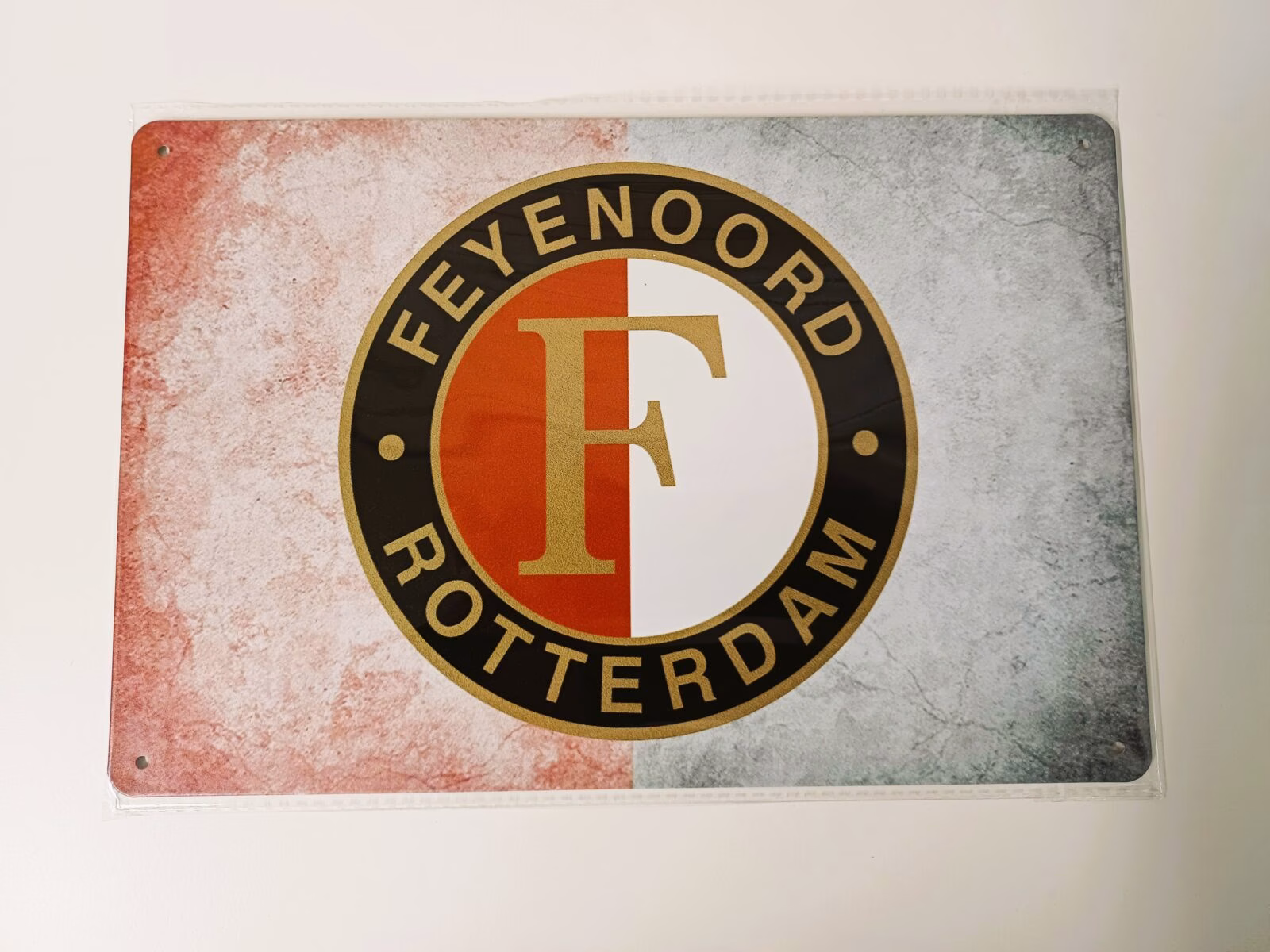 metalen bord feyenoord 1 metalen bord feyenoord