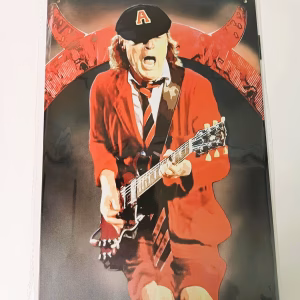 metalen bord zanger ac/dc