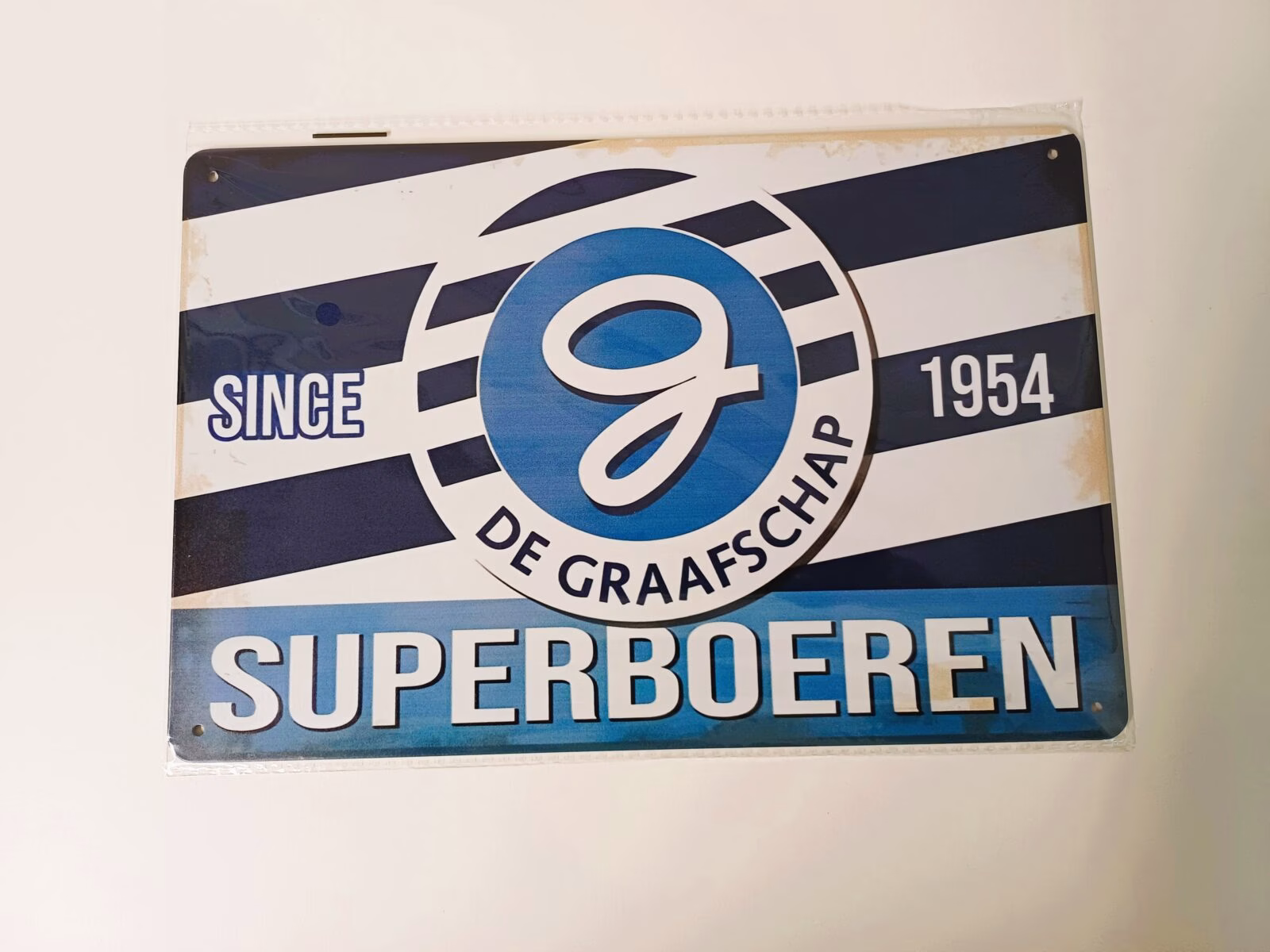 metalen bord de graafschap(superboeren) 1 metalen bord de graafschap(superboeren)