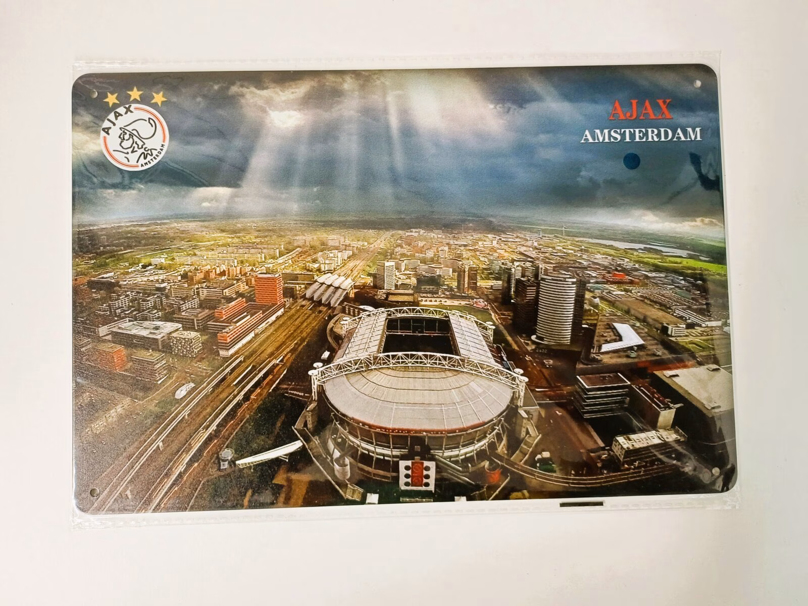 metalen bord ajax arena 1 metalen bord ajax arena