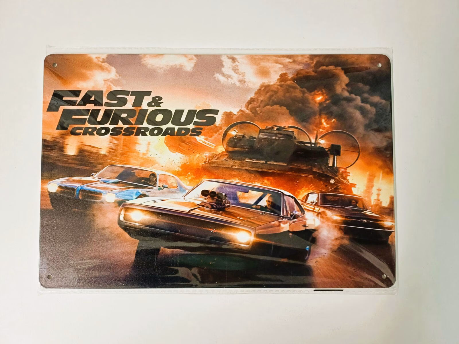metalen bord fast&furious 1 metalen bord fast&furious