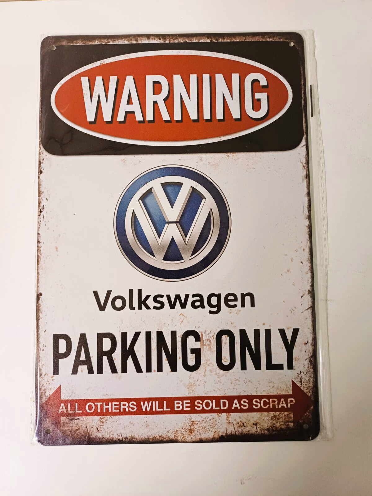 metalen bord vw parking only 1 metalen bord vw parking only