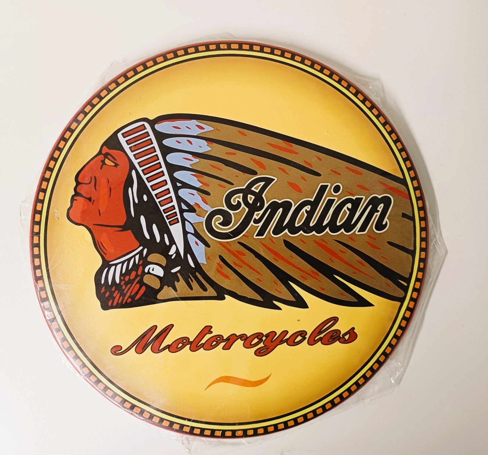 ronde plaat 30 cm indian