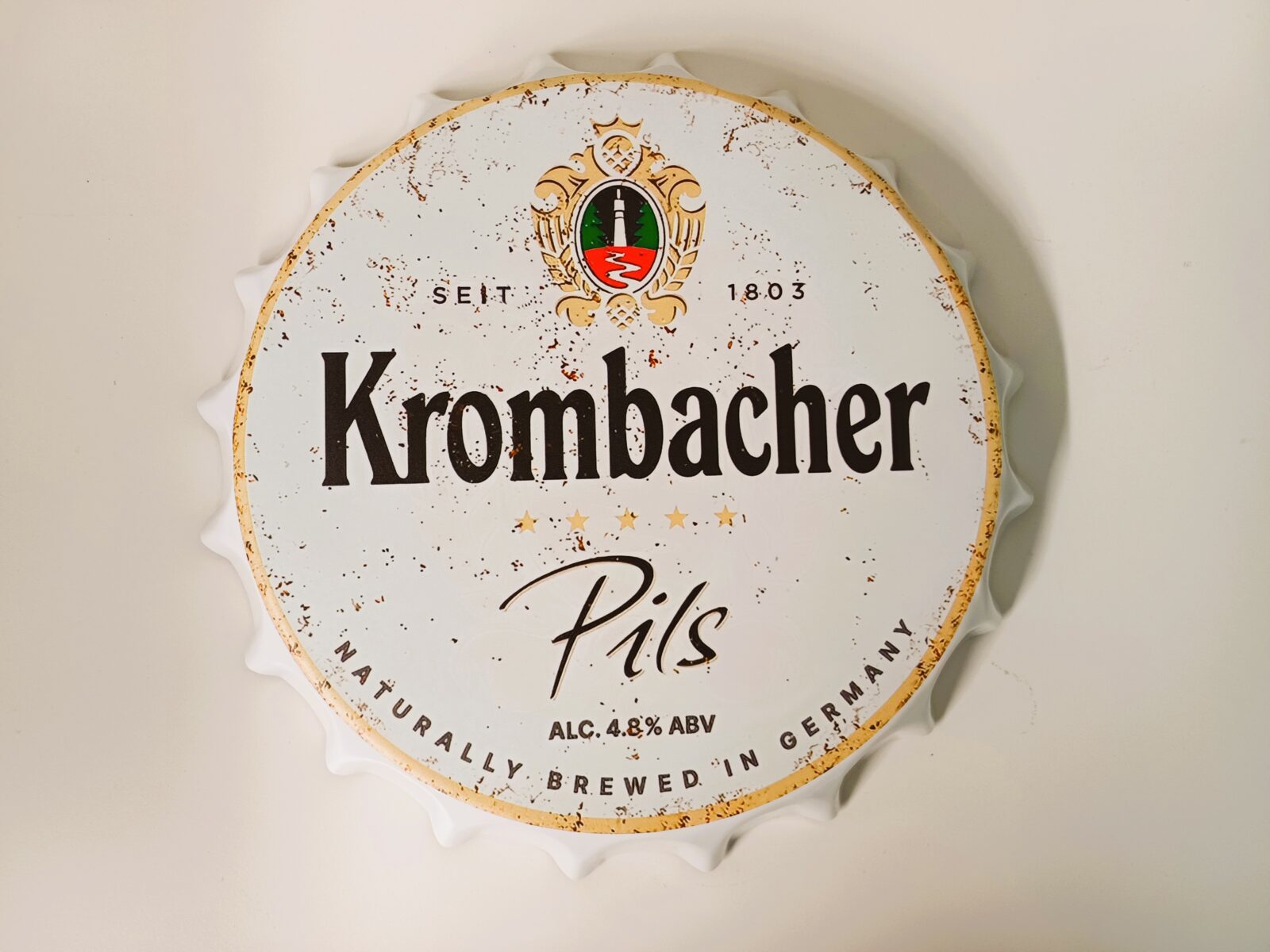 bierdop krombacher pils 30 cm