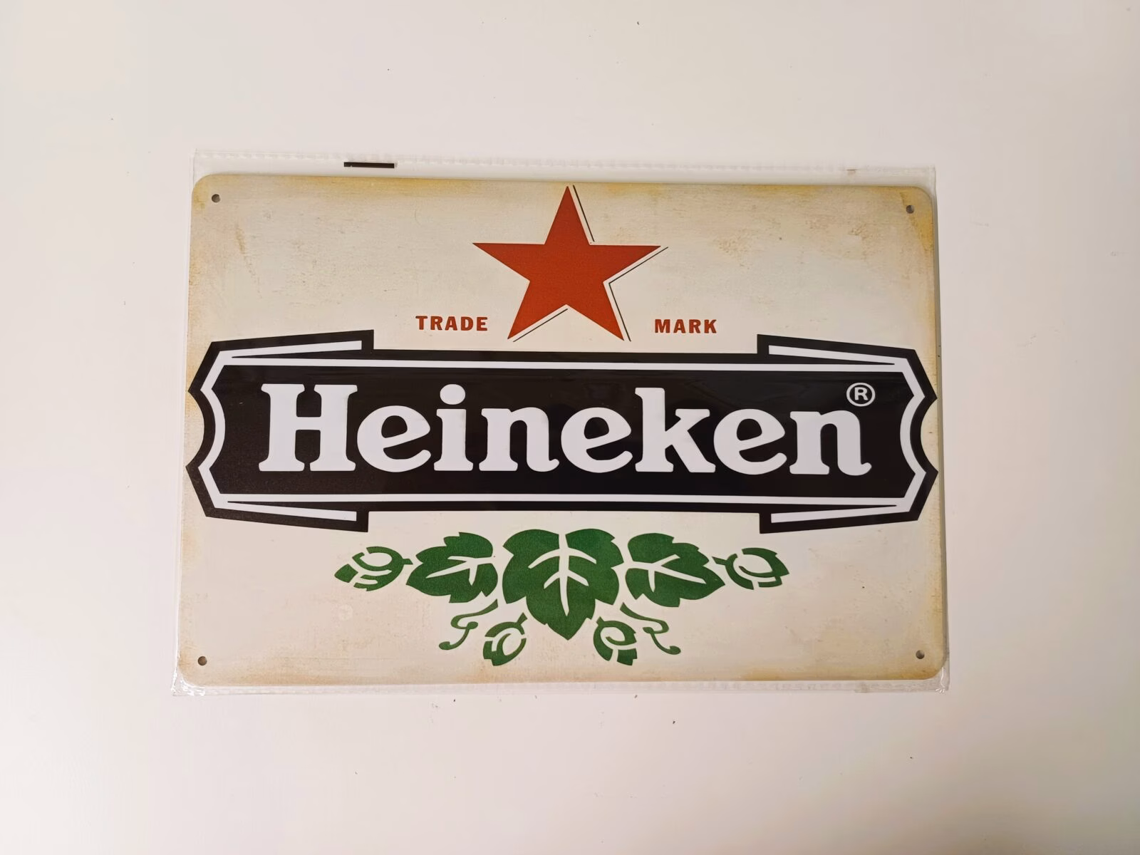Metalen Bord Heineken – Bier Decoratie 30x20 cm 1 Metalen bord Heineken bier decoratie 30x20 cm