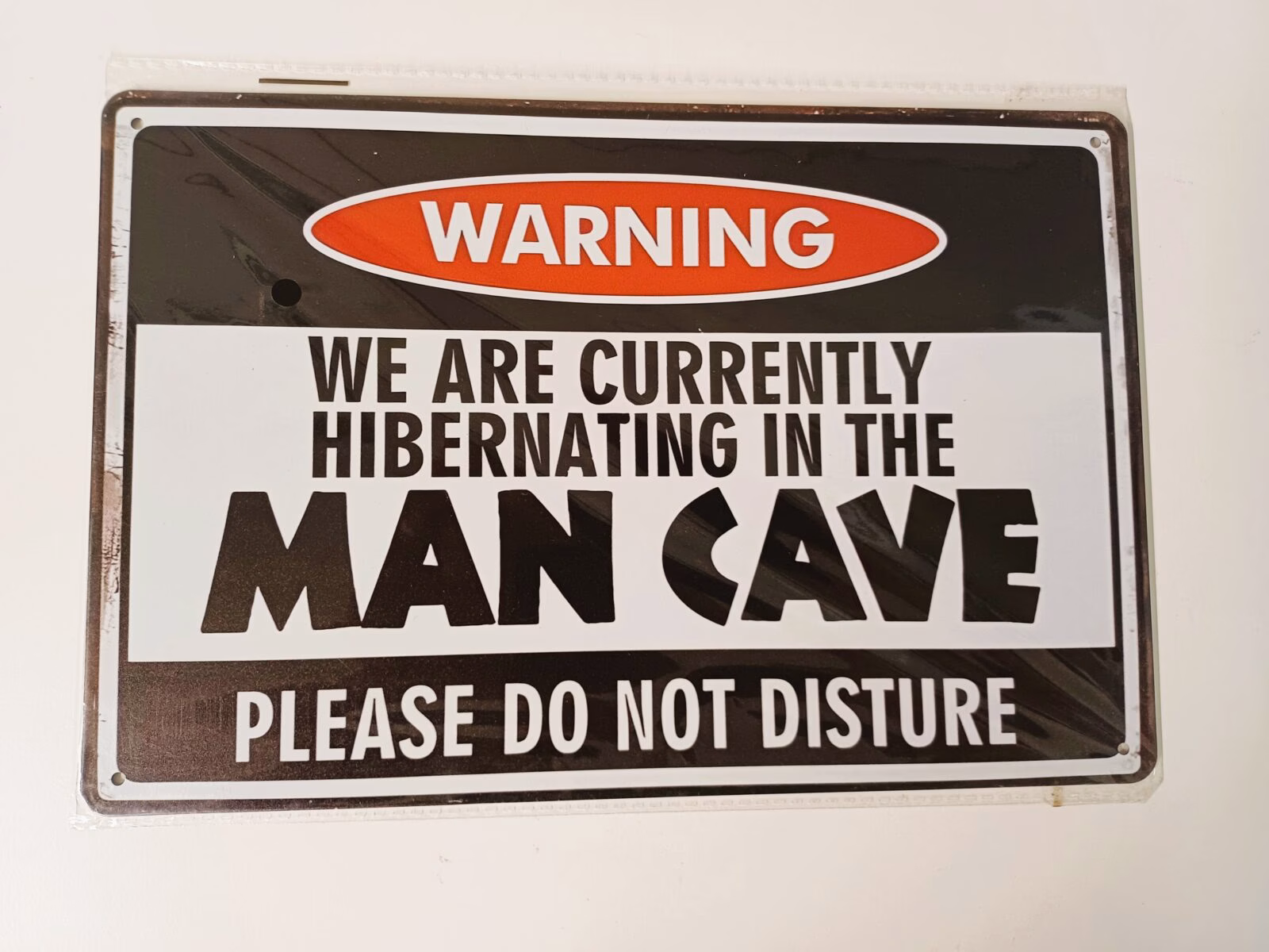 metalen bord warning mancave 1 metalen bord warning mancave