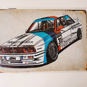 metalen bord bmw