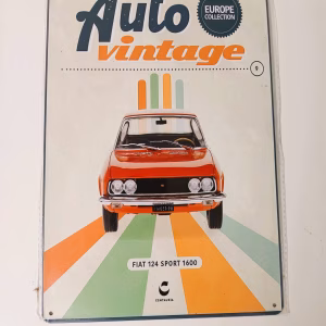 metalen bord auto vintage