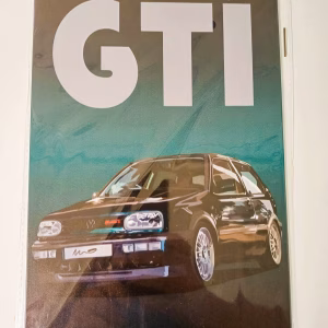 metalen bord vw golf gti