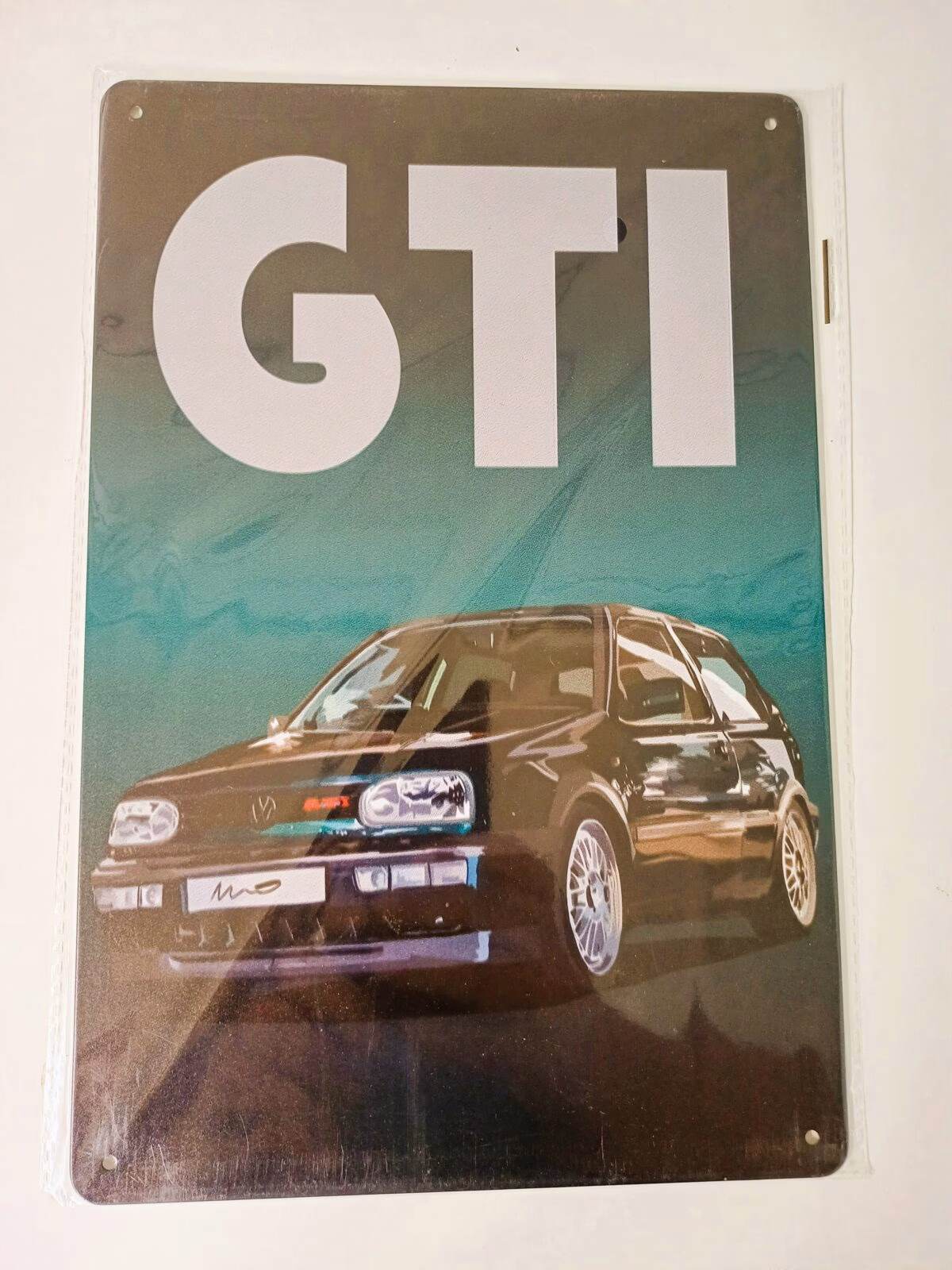 metalen bord vw golf gti 1 metalen bord vw golf gti