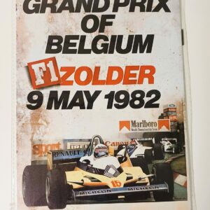 metalen bord grand prix of belgium