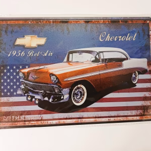 metalen bord chevrolet
