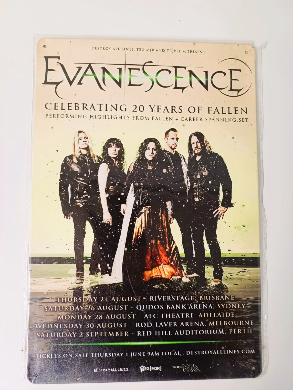 metalen bord evanescence 1 metalen bord evanescence