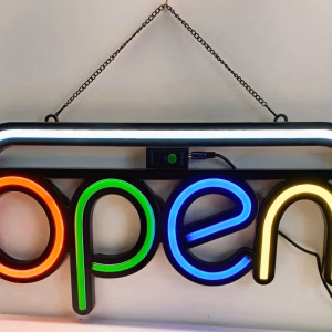 LED bord open