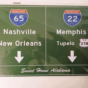 metalen bord sweet home alabama