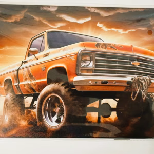 metalen bord chevrolet