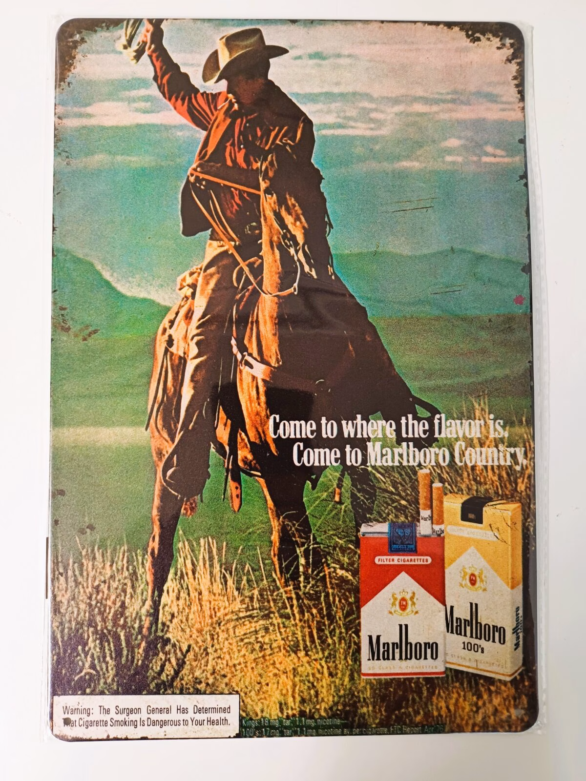 metalen bord marlboro 1 metalen bord marlboro