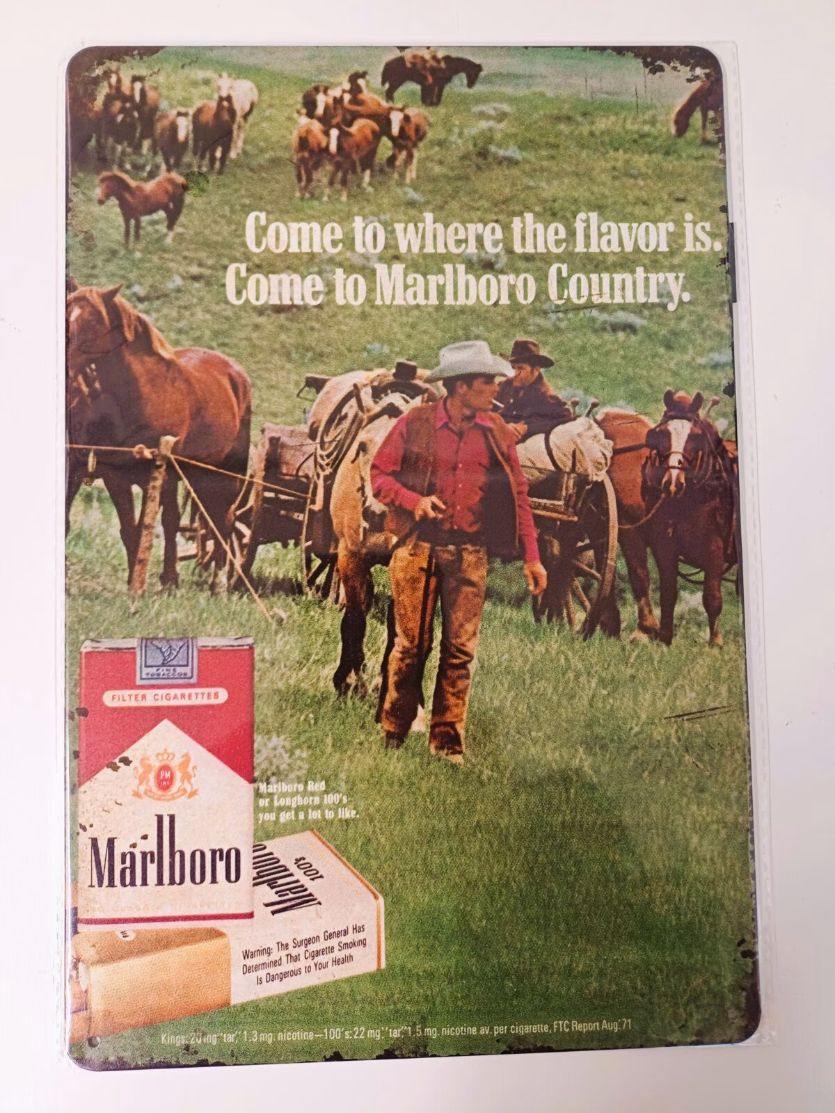 metalen bord marlboro 1 metalen bord marlboro
