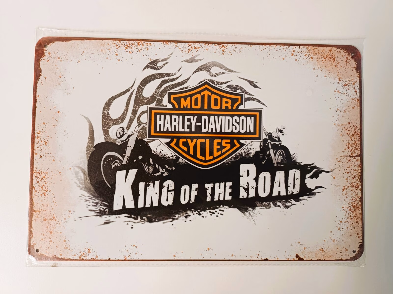 metalen bord harley davidson king of the road 1 metalen bord harley davidson king of the road