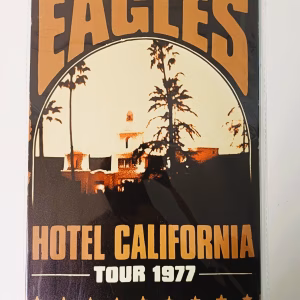 metalen bord eagles hotel california