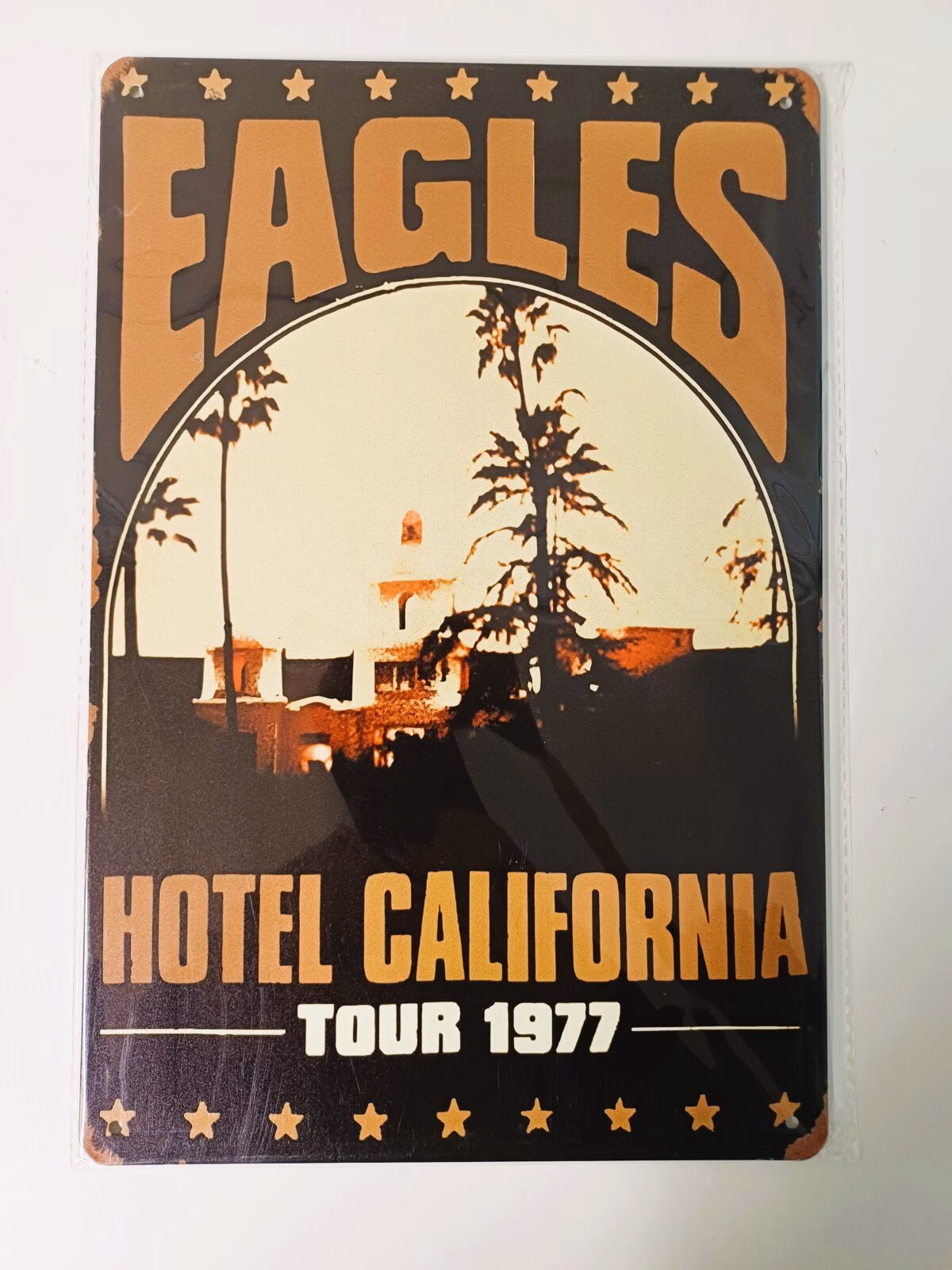 metalen bord eagles hotel california 1 metalen bord eagles hotel california
