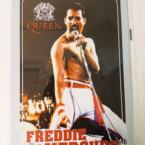 metalen bord freddie mercury