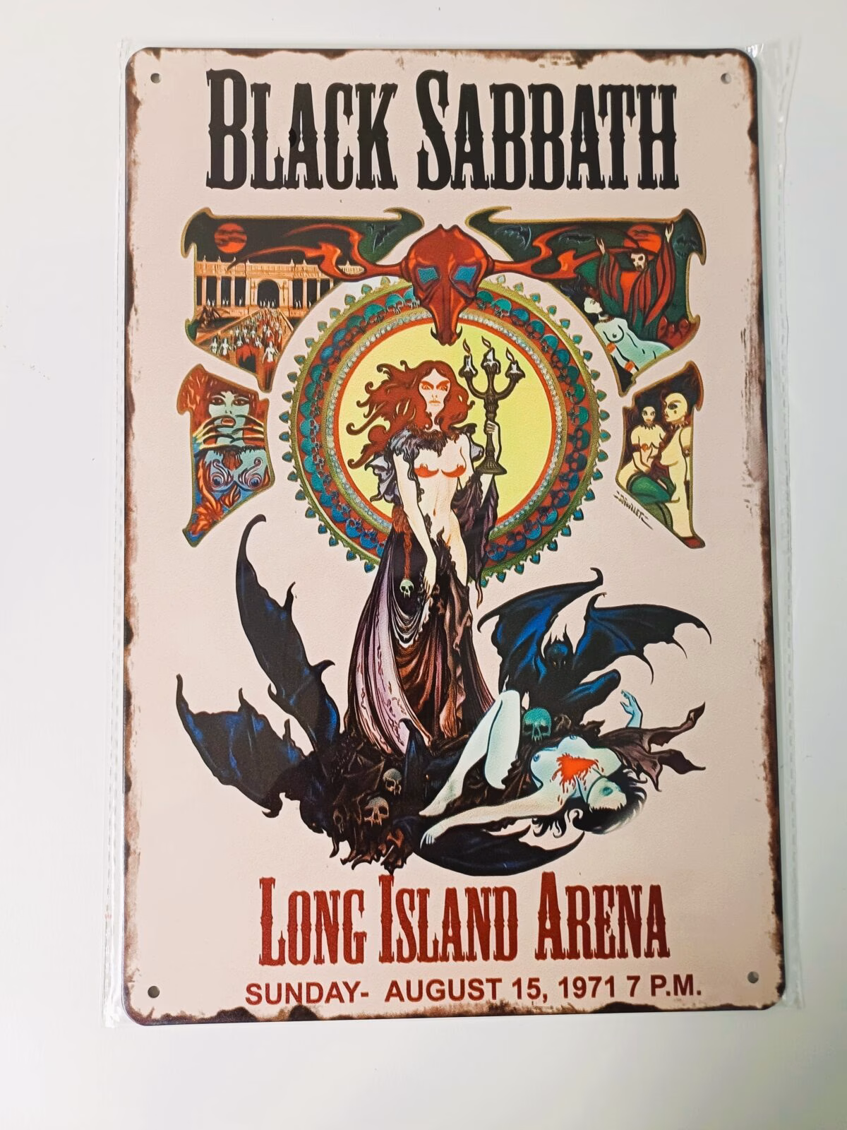 metalen bord black sabbath 1 metalen bord black sabbath