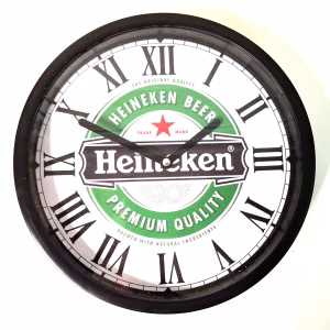 klok 22 cm heineken