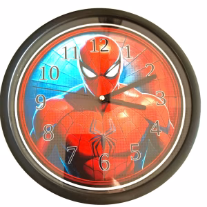spiderman wandklok