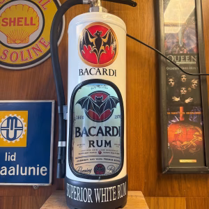 Brandblusser Lamp Bacardi Superior White Rum