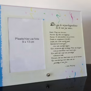 Verjaardag fotolijst