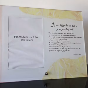 Verjaardag fotolijst 1