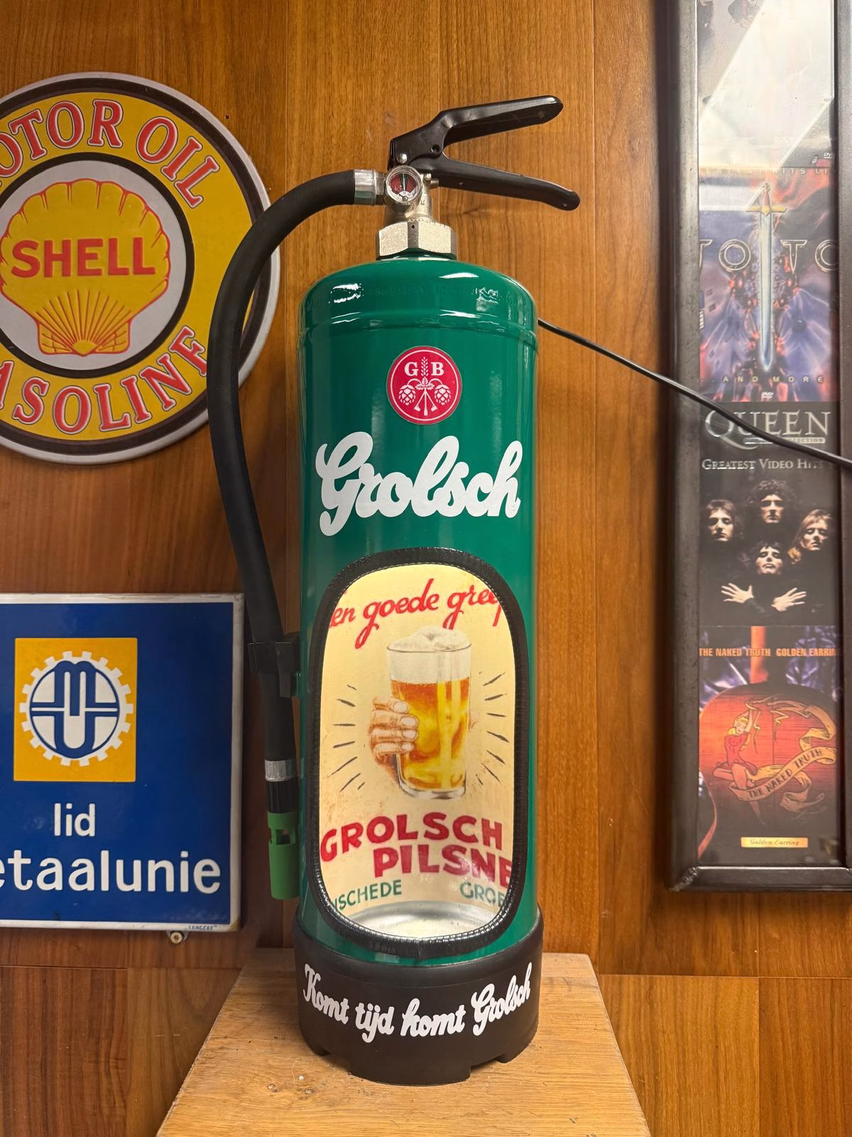 Grolsch Brandblusser Lamp – Komt Tijd Komt Grolsch 1 Grolsch Brandblusser Lamp